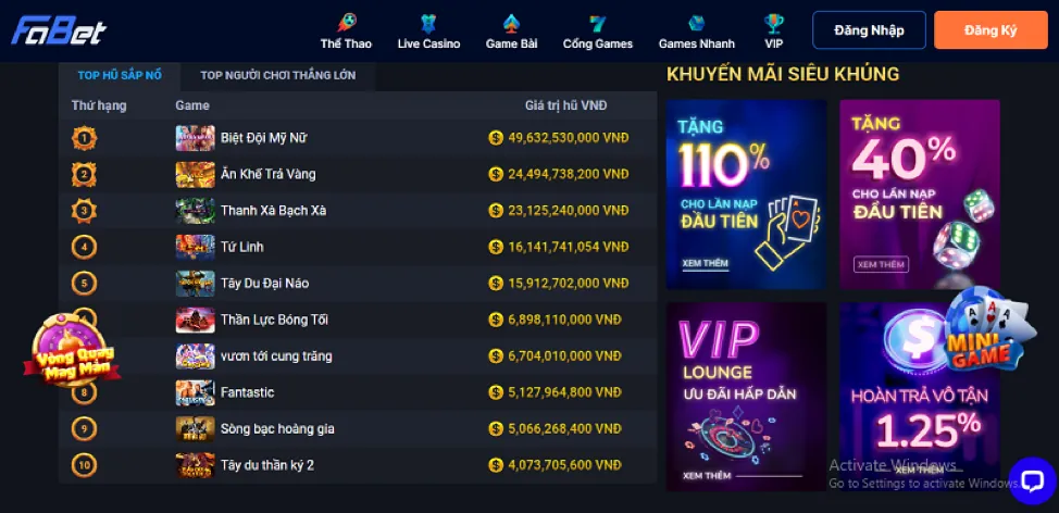Cá cược thể thao tại 1wbet