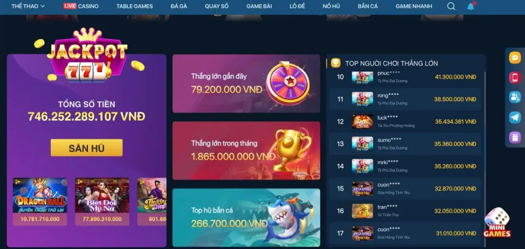 Giao diện trò chơi Bắn Cá Golden Dragon